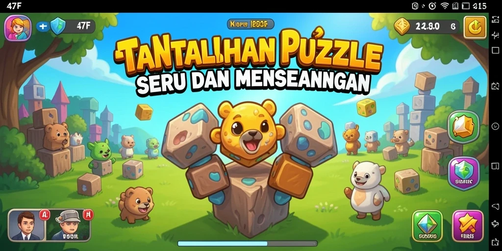 Tampak gameplay menarik dari 47F dengan tantangan puzzle yang memikat.