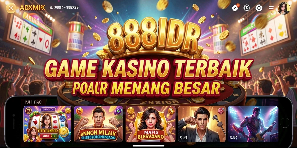 Tampilan gameplay yang mendebarkan di 888IDR