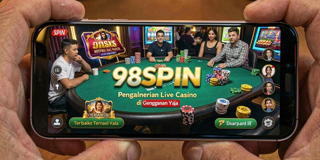 Tampilan permainan Live Casino di 98SPIN yang mengesankan.