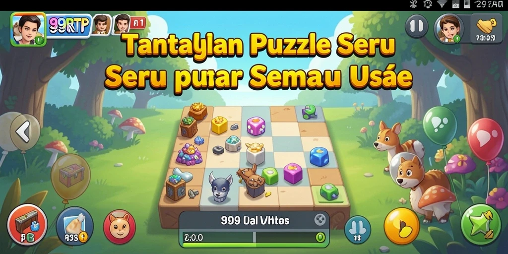 Tampilan gameplay menarik dari 99RTP yang penuh tantangan Puzzle.