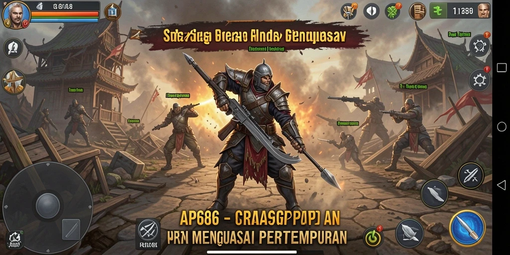Tampilan gameplay mendebarkan dari AP686 yang menuntut strategi cerdas.