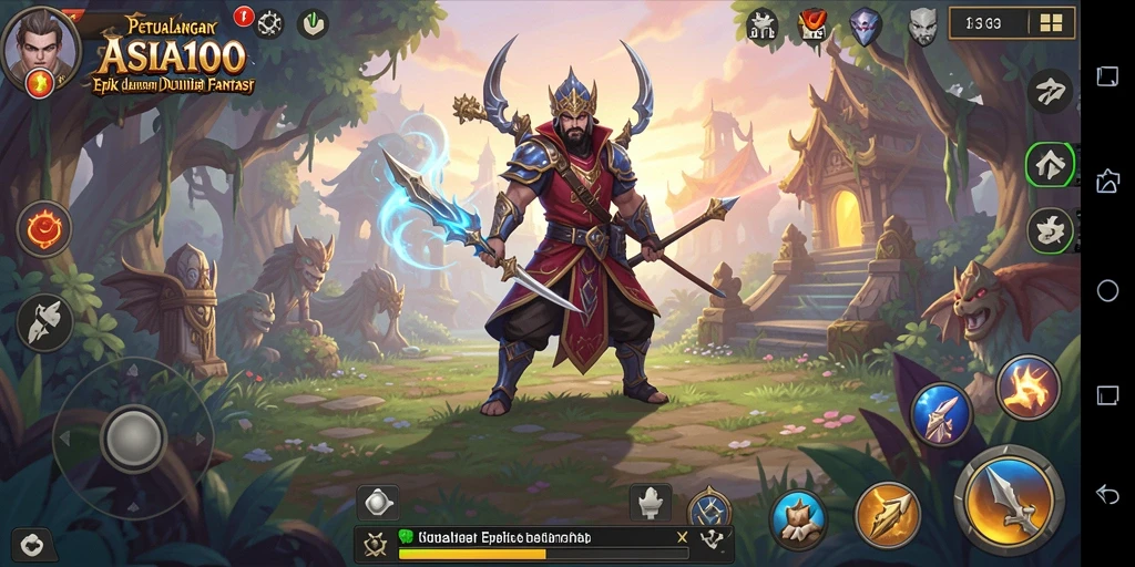 Tampilan menarik dari gameplay RPG yang mendebarkan.