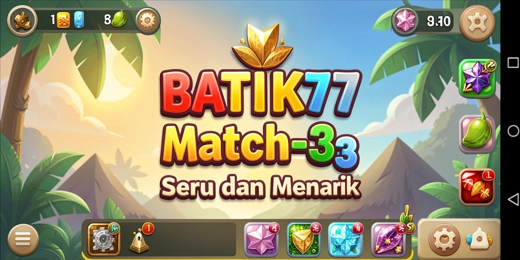 Gameplay seru di BATIK77 dengan kombinasi batik yang menantang.