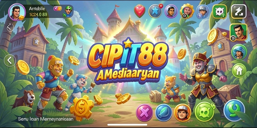 Tampilan gameplay seru dan menarik dari CIPIT88.