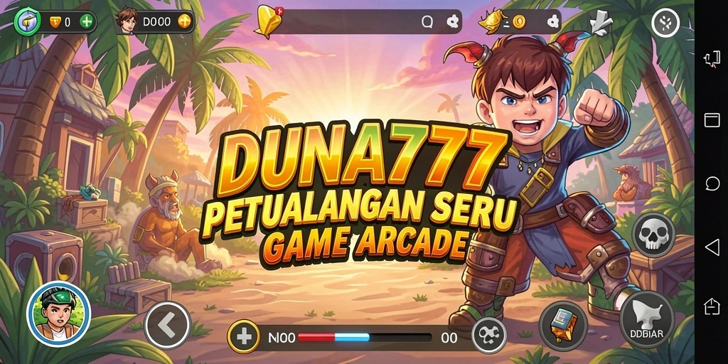 Tampilan gameplay seru dan menantang di DUNIA777.