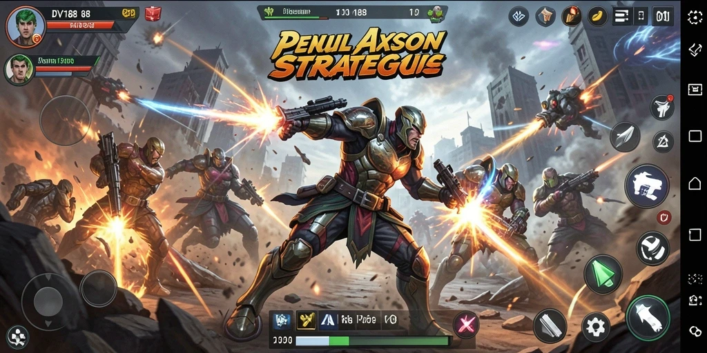 Tangkapan layar utama dari gameplay Fighting yang intens dan menarik.