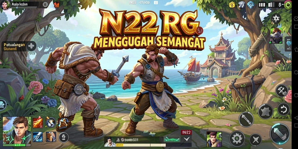 Tampilan gameplay RPG yang menakjubkan dari IN22.