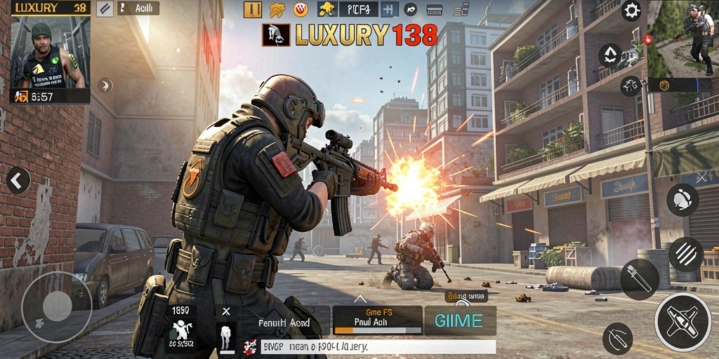 Tampilan gameplay LUXURY138 yang penuh aksi dan seru.