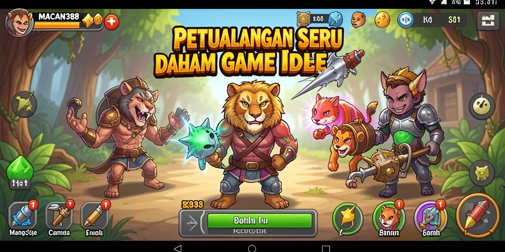 Tangkapan layar yang menunjukkan gameplay santai dan menyenangkan.