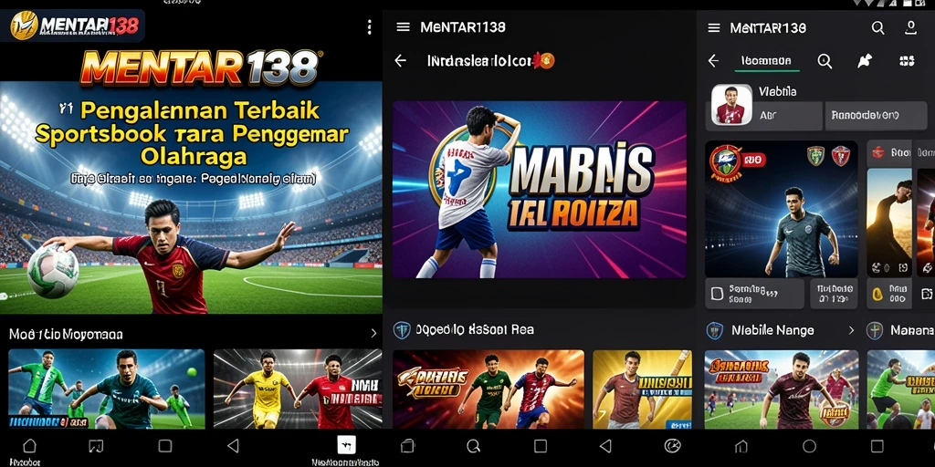 Tampilan screenshot MENTARI138 menampilkan berbagai opsi taruhan olahraga.