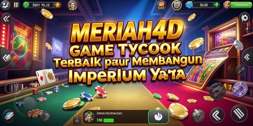 Tampilan gameplay MERIAH4D yang penuh warna dan dinamis.