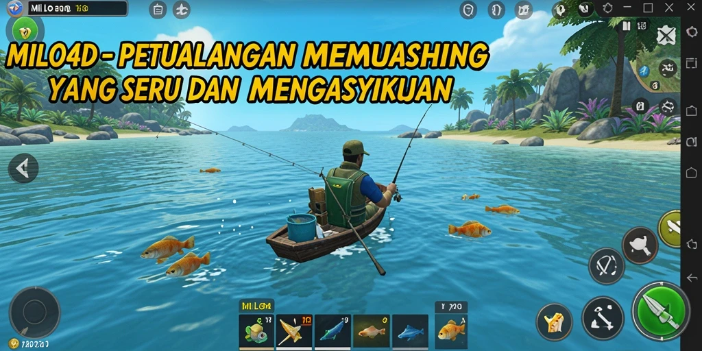 Tangkapan ikan besar dalam gameplay seru MILO4D.