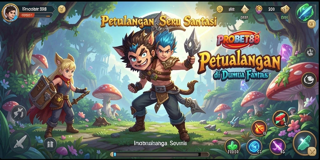 Gameplay seru di PROBET88, penuh petualangan dan tantangan.