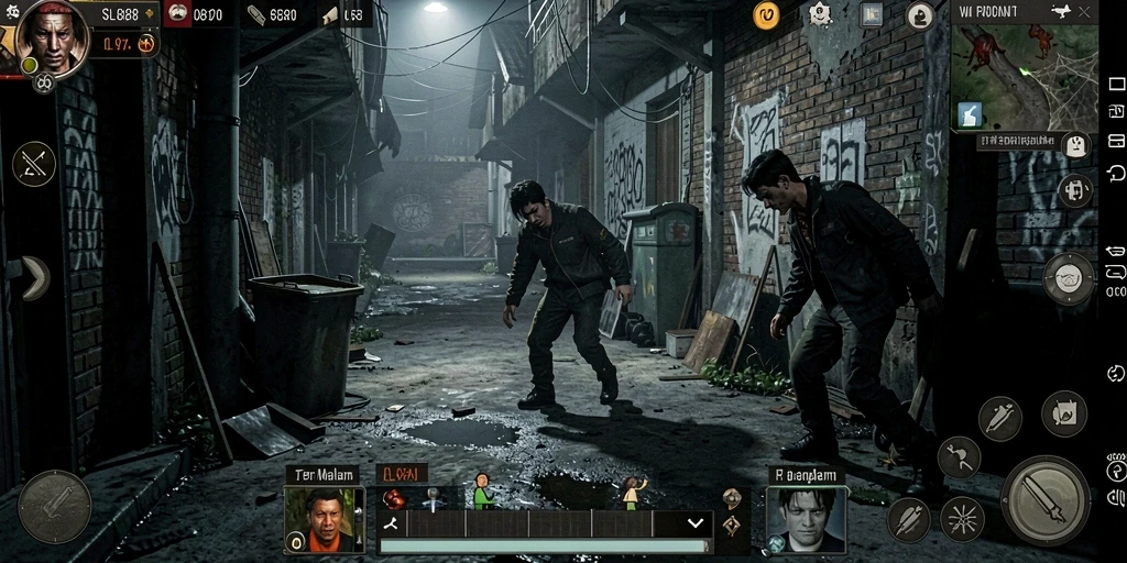 Tampilan gameplay SL888 yang mencekam dan mendebarkan.