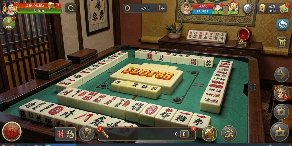Tampilkan gameplay menarik dari SLOT88 dalam permainan Mahjong.