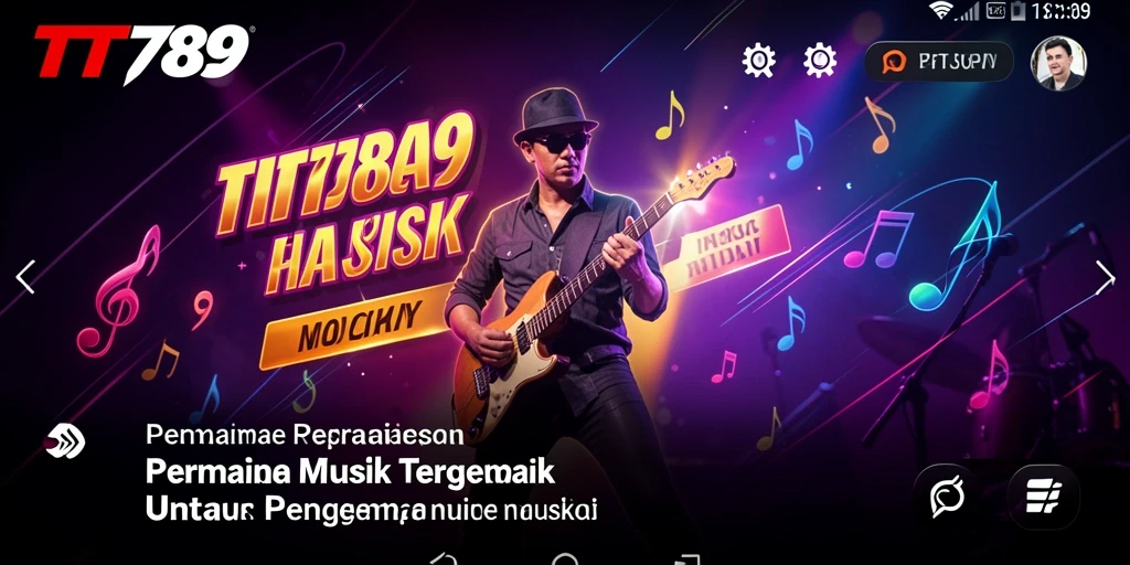 Gambaran gameplay TT789 yang seru dan interaktif dalam permainan musik.