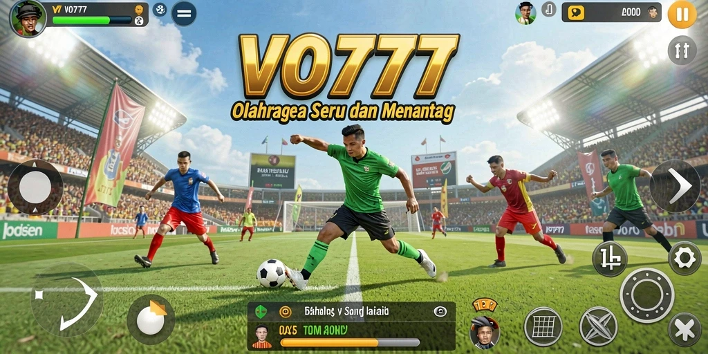 Tampilan gameplay VO777 yang menampilkan momen seru dalam pertandingan olahraga.